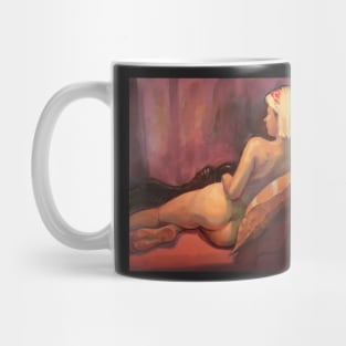 Nude on Chaise Longue ~ oil painting Mug